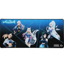 Коврик для мыши игровой Logitech G840 KDA, черный/синий