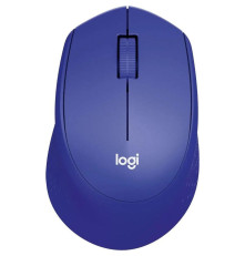 Мышь беспроводная Logitech M330 Silent Plus, 1000dpi, USB, 3but, голубой