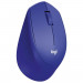 Мышь беспроводная Logitech M330 Silent Plus Blue (1000dpi, USB, 3but) (910-004925)