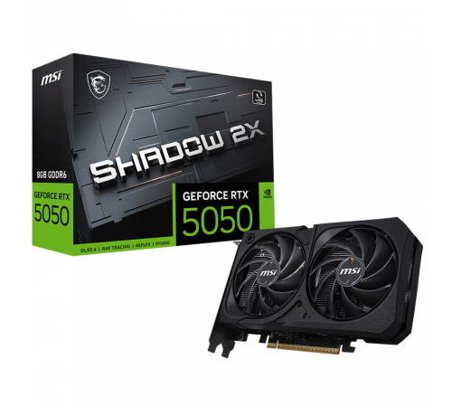 Видеокарта MSI RTX5050 SHADOW 2X 8GB, GDDR6/128-bit