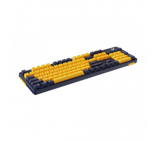 Клавиатура проводная игровая RAPOO V500PRO-Multi-Mode, желтый/синий