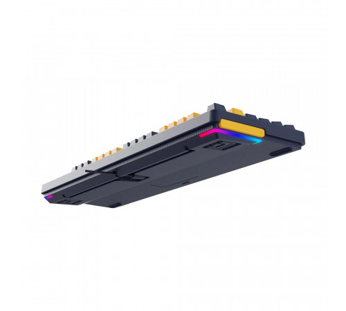 Клавиатура проводная игровая RAPOO V500PRO-Multi-Mode, желтый/синий