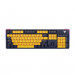 Клавиатура проводная игровая RAPOO V500PRO-Multi-Mode, желтый/синий