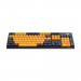 Клавиатура проводная игровая RAPOO V500PRO-Multi-Mode, желтый/синий