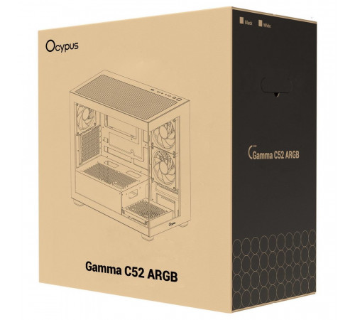 Корпус Ocypus Gamma C52 WH ARGB, белый