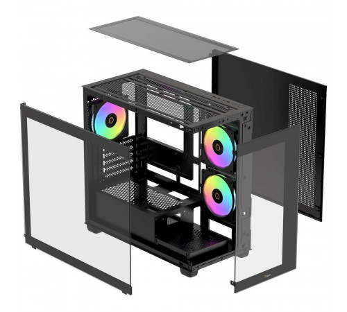Корпус Ocypus Gamma C52 BK ARGB, черный