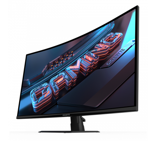Монитор 31.5" Gigabyte GS32QCA EU Black  (31.5", VA, 2560x1440, 180Hz, 3500:1, 1ms, 2xHDMI 2.0, DP 1.4, Curved)
