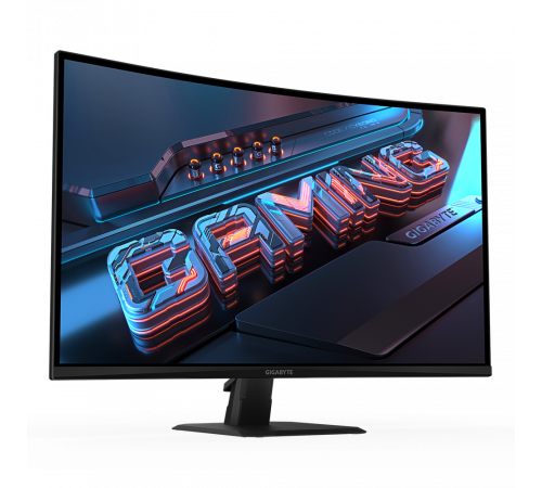 Монитор 31.5" Gigabyte GS32QCA EU Black  (31.5", VA, 2560x1440, 180Hz, 3500:1, 1ms, 2xHDMI 2.0, DP 1.4, Curved)