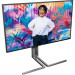 Монитор 27" AOC U27U3CV  Nano IPS, 3840x2160, 60Hz, 4ms, 400сd/m, 1300:1, HDR10 | 2xHDMI(2.0), DP(1.4), Type-C(PD-96W), 4xUSB 3.2, RJ45 | HAS, Pivot, Swivel, InPSU, Speakers, Vesa 100, Black