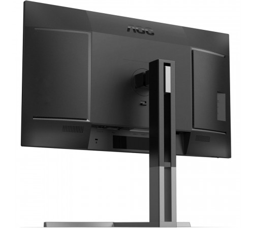 Монитор 27" AOC U27U3CV  Nano IPS, 3840x2160, 60Hz, 4ms, 400сd/m, 1300:1, HDR10 | 2xHDMI(2.0), DP(1.4), Type-C(PD-96W), 4xUSB 3.2, RJ45 | HAS, Pivot, Swivel, InPSU, Speakers, Vesa 100, Black
