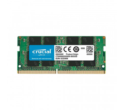 Модуль памяти Crucial 8GB DDR4 3200 SO DIMM Classic Laptop Memory Non-ECC, CL22, 1.2V, SRx8 Tray