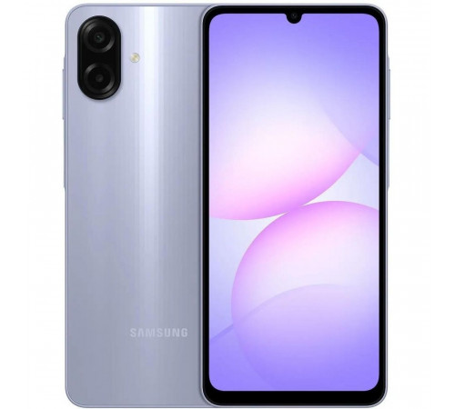 Смартфон Samsung Galaxy A07 4+128GB, фиолетовый (SM-A075FLVGCAU)