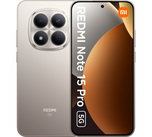 Смартфон Redmi Note 15 Pro 5G RU 8+512 титановый (MZB0MCZRU)