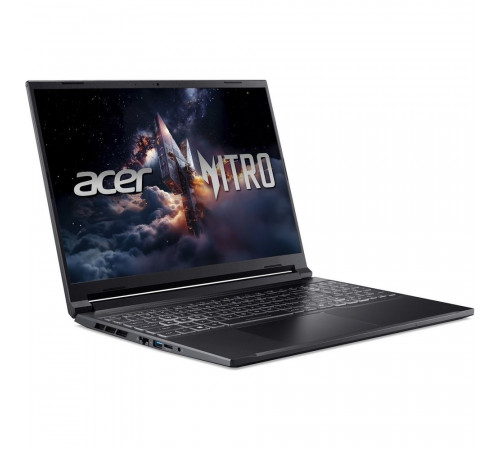 Ноутбук Acer Nitro V 16S ANV16S-71-7771, Intel Core 7 240H/16Gb/SSD1Tb/RTX5060 8Gb (85W)/15.6"/IPS/WUXGA/1920x1200/180Hz/Win11 (SL English)/черный