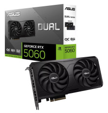 Видеокарта ASUS RTX5060 DUAL EVO OC 8GB, GDDR7/128-bit