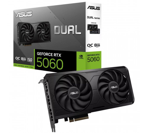 Видеокарта ASUS RTX5060 DUAL EVO OC 8GB, GDDR7/128-bit
