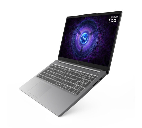 Ноутбук Lenovo LOQ 15IAX9E, Intel Core i7-12650HX/16Gb/SSD512Gb/RTX4050 6Gb (65W)/15.6"/IPS/FHD/1920x1080/144Hz/NoOS/серый