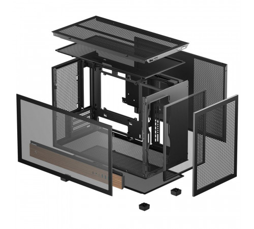 Корпус Deepcool CH260 WOOD, черный