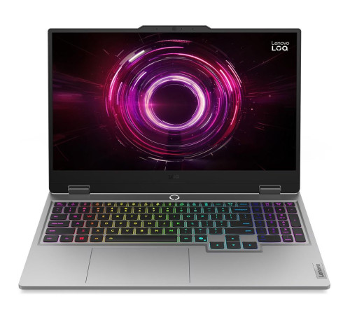 Ноутбук Lenovo LOQ 15AHP10, AMD Ryzen 7 250/16Gb/SSD512Gb/RTX5060 8Gb (100W)/15.6"/IPS/FHD/1920x1080/144Hz/Win11 (SL English)/серый