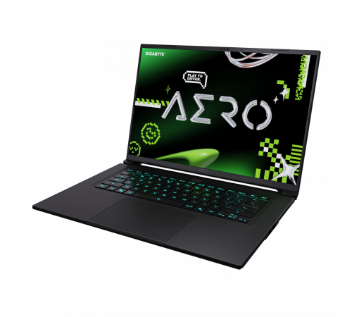 Ноутбук Gigabyte AERO X16 3VH, AMD Ryzen 7 260/16Gb (1*16 D5)/SSD512Gb/RTX5060 8Gb (85W)/16"/IPS/WQXGA/2560x1600/165Hz/NoOS/RJ-45/серый