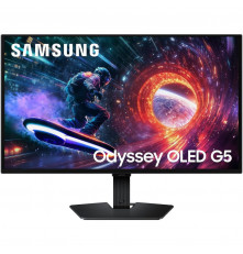 Монитор 27" SAMSUNG S27FG502SI Odyssey OLED G5 G50SF QHD OLED, 2560x1440, 180Hz, 0,03ms, 200сd/m, 1000000:1, HDR10, HDMI(2.0), DP(1.2),  ExPSU, Vesa 100, Black