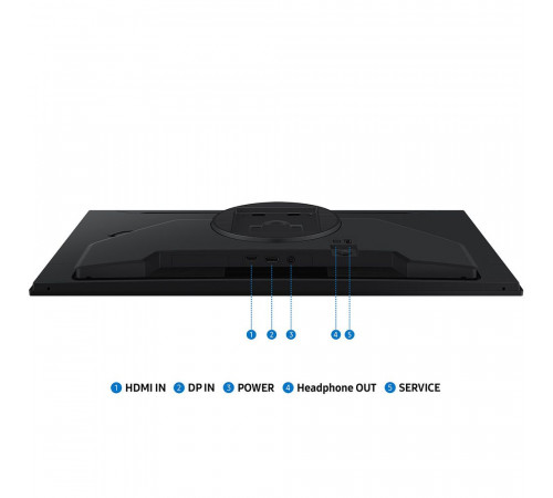 27"Монитор Samsung Odyssey G5 G50F S27FG502EI Black QHD (2560x1440), IPS, 180Hz, HDMI+DP