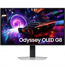 Монитор 27" Samsung Odyssey OLED G8 G81SF S27FG812SI, UHD (3840x2160), OLED, 240Hz, HDMIx2+DP, Silver