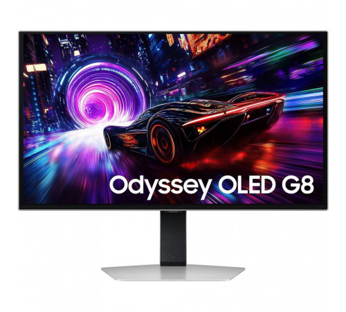 Монитор 27" Samsung Odyssey OLED G8 G81SF S27FG812SI, UHD (3840x2160), OLED, 240Hz, HDMIx2+DP, Silver