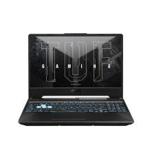 Ноутбук ASUS TUF Gaming A15 FA506NCQ-HN031, AMD Ryzen 7 170/16Gb/SSD512Gb/RTX3050 4Gb (65W)/15.6"/IPS/FHD/1920x1080/144Hz/NoOS/черный