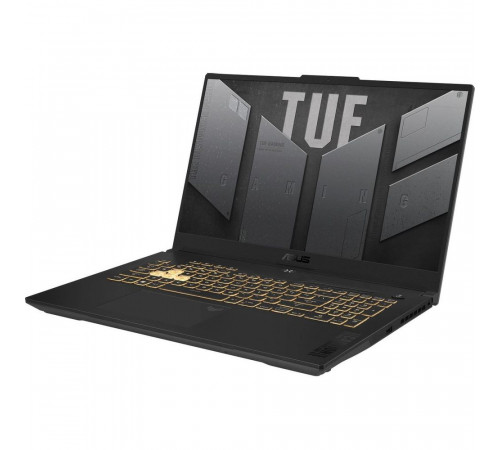 Ноутбук ASUS TUF Gaming F17 FX707VUR-HX225, Intel Core 5 210H/16Gb/SSD512Gb/RTX4050 6Gb (140W)/17.3"/IPS/FHD/1920x1080/144Hz/NoOS/серый
