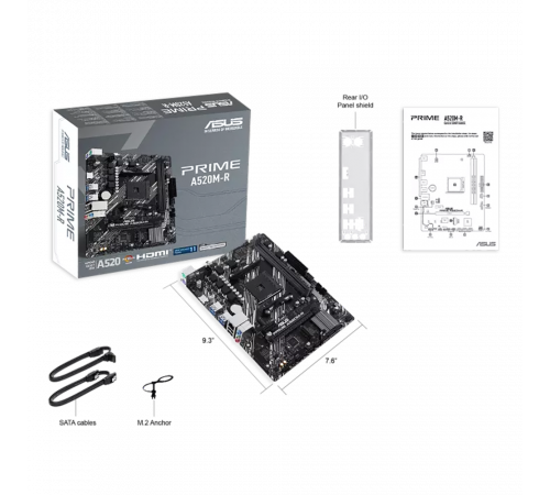 Материнская плата ASUS PRIME A520M-R (AM4)