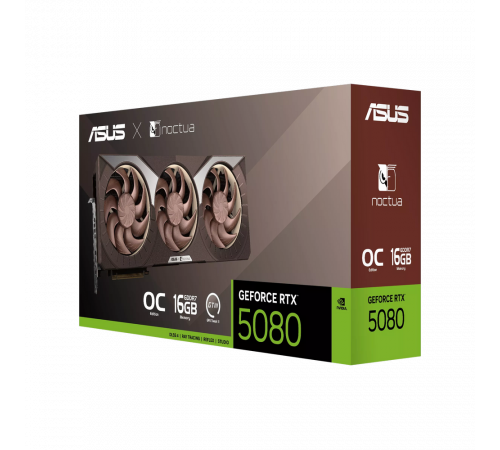 Видеокарта ASUS RTX5080 NOCTUA OC 16GB, GDDR7/256-bit
