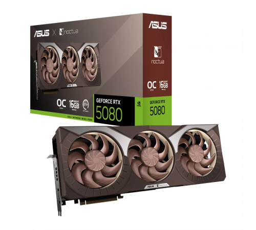 Видеокарта ASUS RTX5080 NOCTUA OC 16GB, GDDR7/256-bit