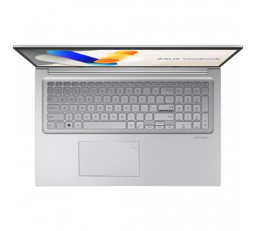 Ноутбук ASUS Vivobook 17 X1704VA-AU1078, Intel Core 5 120U/16Gb/SSD512Gb/17.3"/IPS/FHD/1920x1080/60Hz/NoOS/серебристый