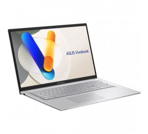 Ноутбук ASUS Vivobook 17 X1704VA-AU1078, Intel Core 5 120U/16Gb/SSD512Gb/17.3"/IPS/FHD/1920x1080/60Hz/NoOS/серебристый