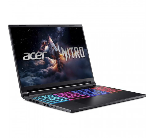 Ноутбук Acer Nitro V 16S ANV16S-71-57UH Intel Core 5 210H/16Gb (1*16 D5)/SSD1Tb/RTX5060 8Gb (85W)/16"/IPS/WQXGA/2560x1600/180Hz/NoOS/RJ-45/Black/2.1kg