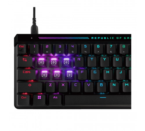Клавиатура ASUS M605 ROG FALCHION ACE HFX ROG HFX PBT 65% USB