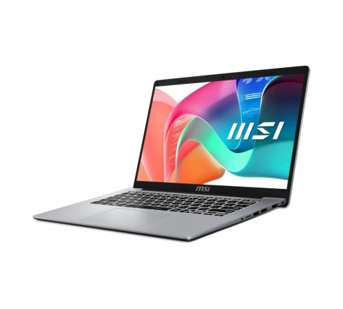 Ноутбук MSI Modern 14 F1MG-816XRU, Intel Core 5 120U/16Gb (1*16 D4)/SSD512Gb/UMA/14"/IPS/FHD/1920x1080/60Hz/NoOS/RJ-45/серебристый