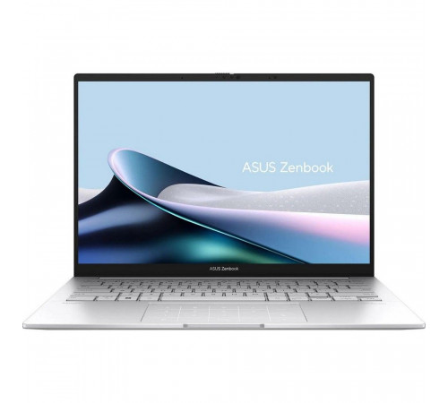 Ноутбук ASUS Zenbook 14 UX3405CA-ST1093, Intel Core Ultra 9 285H/32Gb/SSD512Gb/UMA/14"/OLED/2.8K/2880x1800/120Hz/NoOS/серебристый