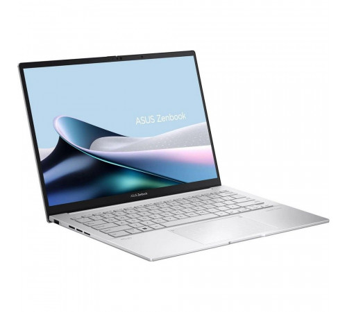 Ноутбук ASUS Zenbook 14 UX3405CA-ST1093, Intel Core Ultra 9 285H/32Gb/SSD512Gb/UMA/14"/OLED/2.8K/2880x1800/120Hz/NoOS/серебристый