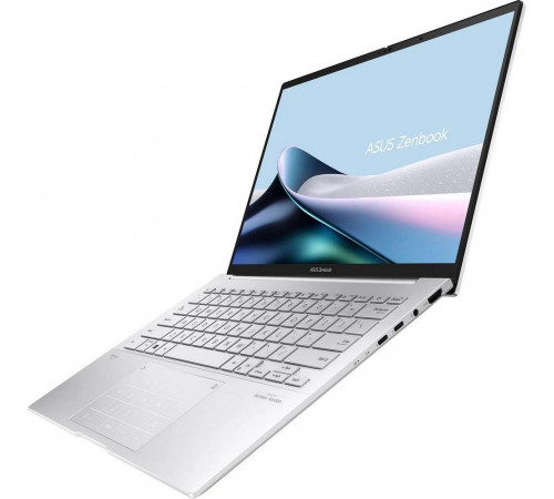 Ноутбук ASUS Zenbook 14 UX3405CA-ST1093, Intel Core Ultra 9 285H/32Gb/SSD512Gb/UMA/14"/OLED/2.8K/2880x1800/120Hz/NoOS/серебристый