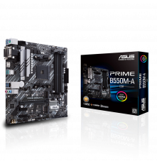 Материнская плата ASUS PRIME B550M-A/CSM AM4 mATX 4xDDR4 PCIEx16 2xPCIEx1 2xM.2 HDMI DVI VGA GLAN