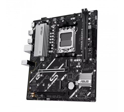 Материнская плата ASUS PRIME B840M-K AM5 mATX 2xDDR5 2xPCIEx16 2xM.2 HDMI 2.5GLAN
