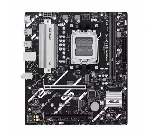 Материнская плата ASUS PRIME B840M-K AM5 mATX 2xDDR5 2xPCIEx16 2xM.2 HDMI 2.5GLAN