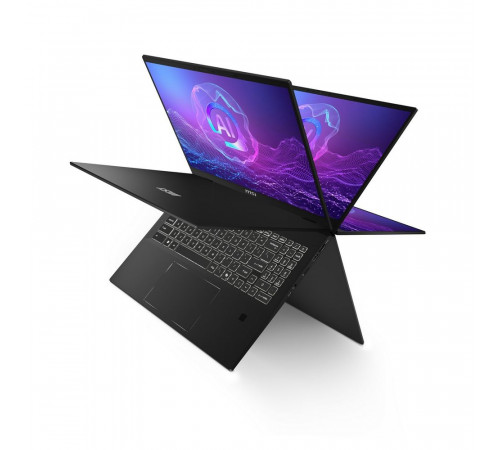 Ноутбук MSI SummitPro 16 AI A2HVETG-085RU Intel Core Ultra 7 255H/32Gb (soldered D5)/SSD1Tb/RTX4050 6Gb (45W)/16"/IPS/Touch/WQXGA/2560x1600/165Hz/Win11Pro/Black/2.1kg