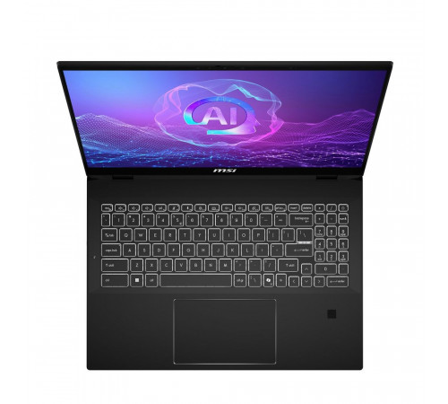 Ноутбук MSI SummitPro 16 AI A2HVETG-085RU Intel Core Ultra 7 255H/32Gb (soldered D5)/SSD1Tb/RTX4050 6Gb (45W)/16"/IPS/Touch/WQXGA/2560x1600/165Hz/Win11Pro/Black/2.1kg