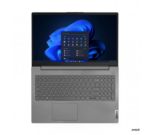 Ноутбук Lenovo V15 G4 ABP, AMD Ryzen 7 7730U/16Gb (soldered D4)/SSD512Gb/UMA/15.6"/TN/FHD/1920x1080/60Hz/Win11 (SL English)/RJ-45/серый