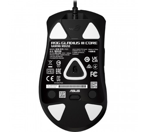 Мышь ASUS P523 ROG GLADIUS III CORE/BLK 35g 12,000DPI USB 6buttons wired