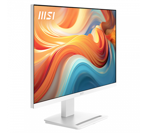 Монитор 27" MSI PRO MP273W E14A  IPS, 1920x1080, 144Hz, 4ms, 250сd/m, 1500:1, HDR | VGA, HDMI(2.0), DP(1.2a) | ExPSU, Speakers, Vesa 100, White