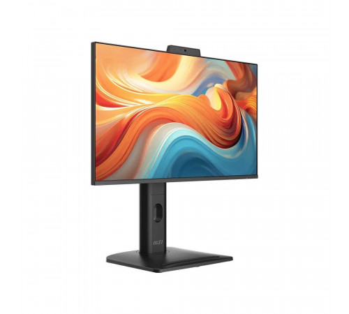 Монитор 23.8" MSI PRO MP245PDG E14   IPS, 1920x1080, 144Hz, 4ms, 250сd/m, 1000:1, HDR | HDMI(2.0b), DP(1.2a), Type-C(PD-98W), 2xUSB3.2, RJ45 | HAS, Pivot, Swivel, InPSU, Speakers, Cam, Vesa 100, Black